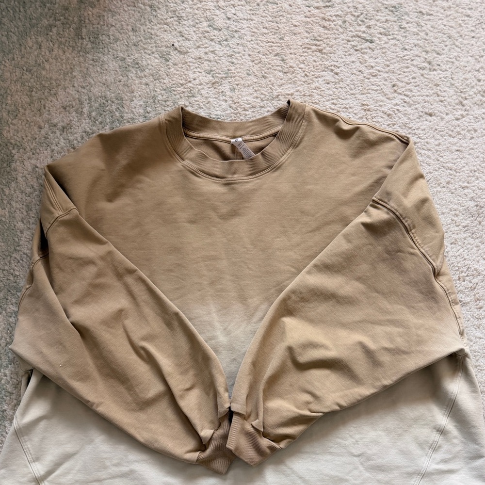 Lululemon Athletica Tan Sweatshirt